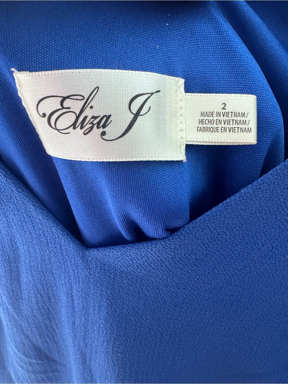 Eliza J Electric Blue Mini Dress - Picture 8 of 8